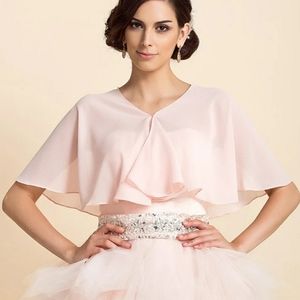 Soft Chiffon Bolero Prom Party Shrug Short Formal Shawl Casual Cape